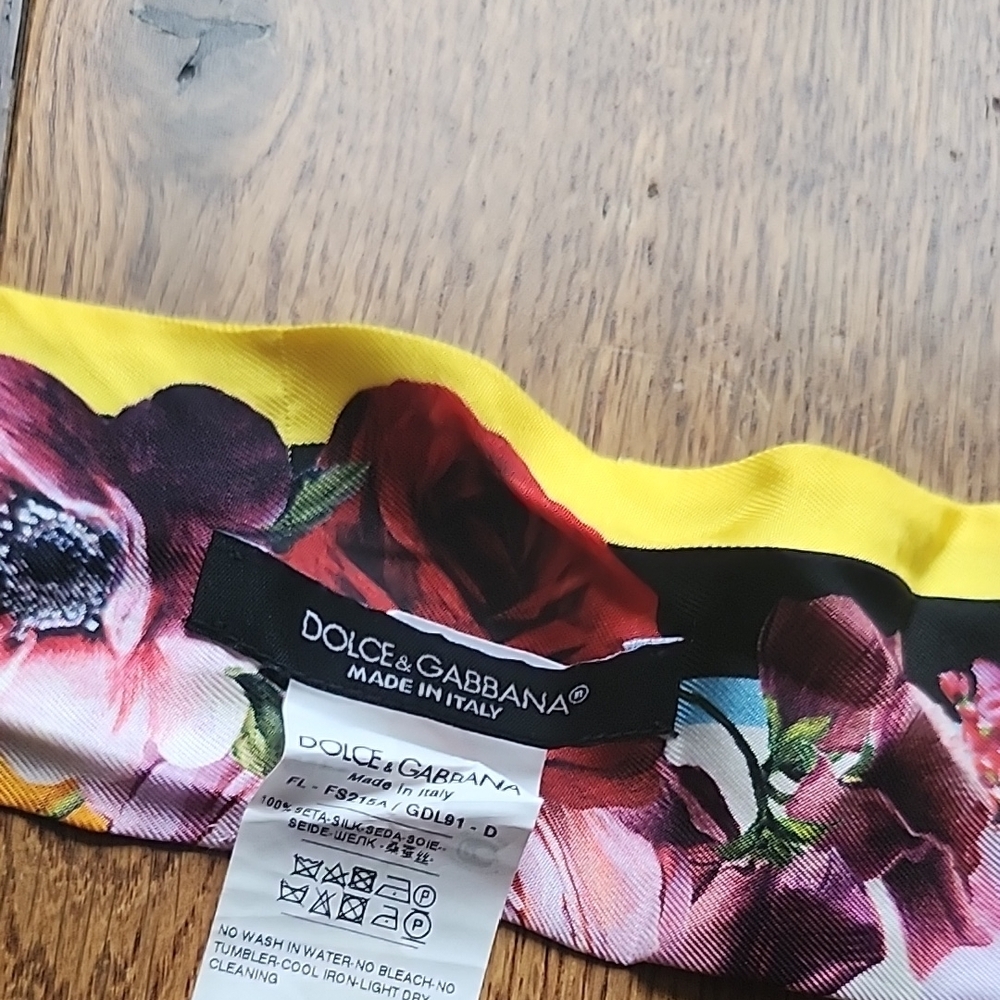 Dolce & Gabbana Floral Scarf